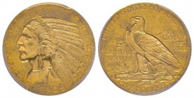 USA
5 Dollars, Denver, 1909 D, AU 8.35 g.
Ref : Fr. 151 
Conservation : PCGS MS61