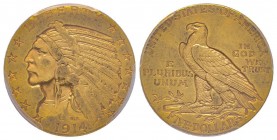 USA
5 Dollars, Denver, 1914 D, AU 8.35 g.
Ref : Fr. 151 
Conservation : PCGS AU53