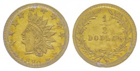 50 cents, Philadelphia, 1880/70, AU 
Ref : Fr. , KM#
Conservation : PCGS UNC Details