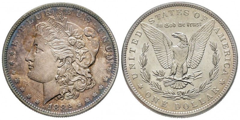 Morgan Dollar, Philadelphia, 1882, AG
Conservation : FDC