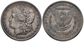 Morgan Dollar, San Francisco, 1882 S, AG
Conservation : FDC