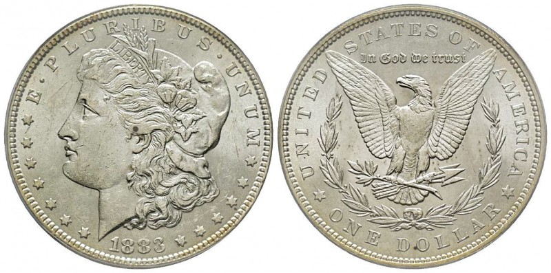 Morgan Dollar, Philadelphia, 1883, AG
Conservation : ICG MS62