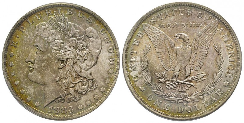 Morgan Dollar, New Orleans, 1883 O, AG
Conservation : PCGS MS62