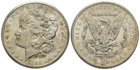 Morgan Dollar, Carson City, 1884 CC, AG
Conservation : FDC