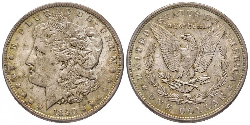 Morgan Dollar, Philadelphia, 1890, AG
Conservation : FDC