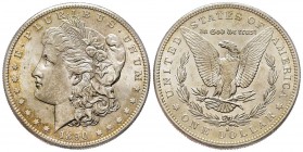 Morgan Dollar, San Francisco, 1890 S, AG
Conservation : FDC
