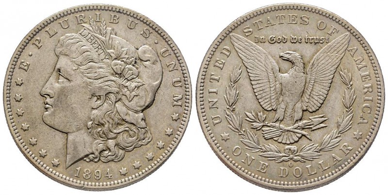 Morgan Dollar, New Orleans, 1894 O, AG
Conservation : TTB