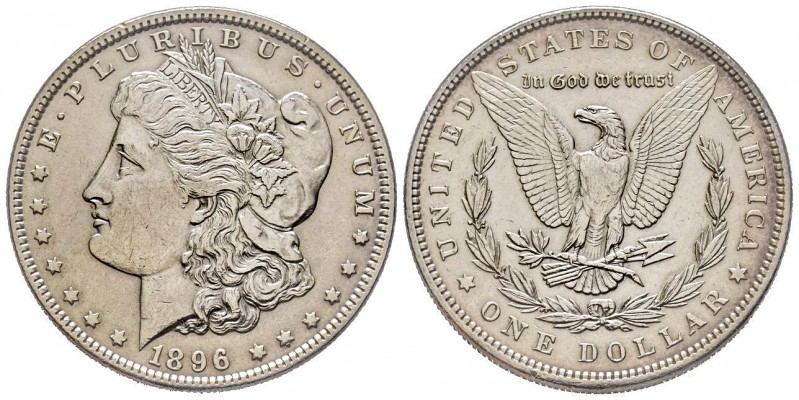Morgan Dollar, Philadelphia, 1896, AG
Conservation : Superbe