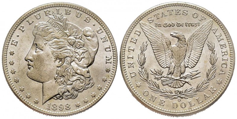 Morgan Dollar, Philadelphia, 1898, AG
Conservation : FDC