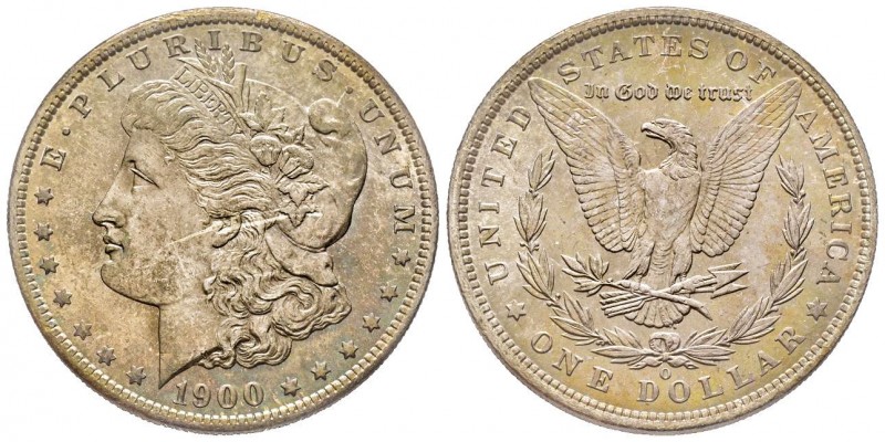Morgan Dollar, New Orleans, 1900 O, AG
Conservation : FDC (previous grade MS65 ...
