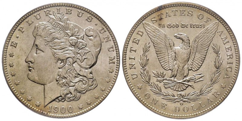 Morgan Dollar, New Orleans, 1900 O, AG
Conservation : ICG MS63