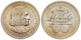 Half Dollar 1893, Philadelphia, Columbian Exposition, AG 12.56 g.
Conservation : presque FDC