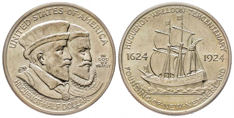 Half Dollar 1924, Philadelphia, Huguenot-Walloon Tercentenary , AG 12.5 g.
Conse...
