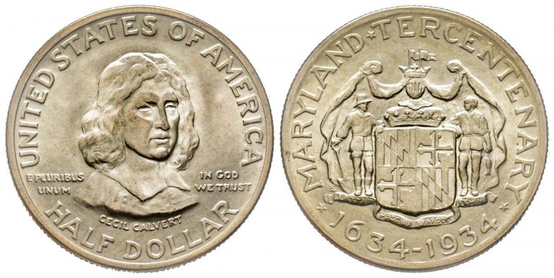 Half Dollar 1934, Philadelphia, Maryland, AG 12.5 g.
Conservation : SUP-FDC