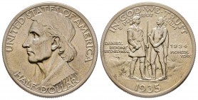 Half Dollar 1935, Philadelphia, Boone 1934 - 1935, AG 12.5 g.
Conservation : Superbe+