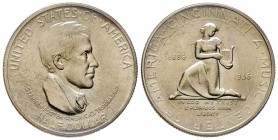Half Dollar 1936, Philadelphia, Cincinnati Music Center, AG 12.5 g.
Conservation : presque FDC