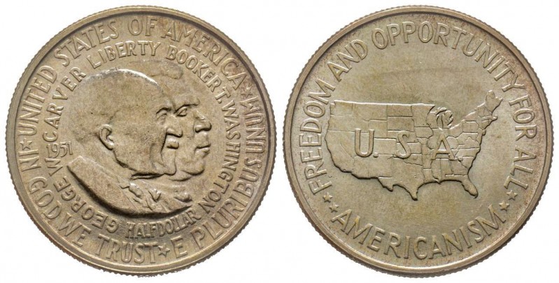 Half Dollar 1951D, Denver, Americanism, AG 12.5 g.
Conservation : presque FDC