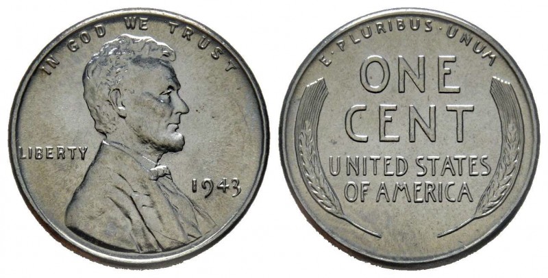 1 Cent, 1943, Lincoln, Zinc 2.7 g.
Conservation : FDC