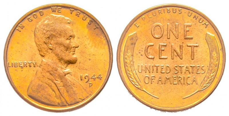 1 Cent, 1944, Lincoln, AE 3.11 g.
Conservation : FDC