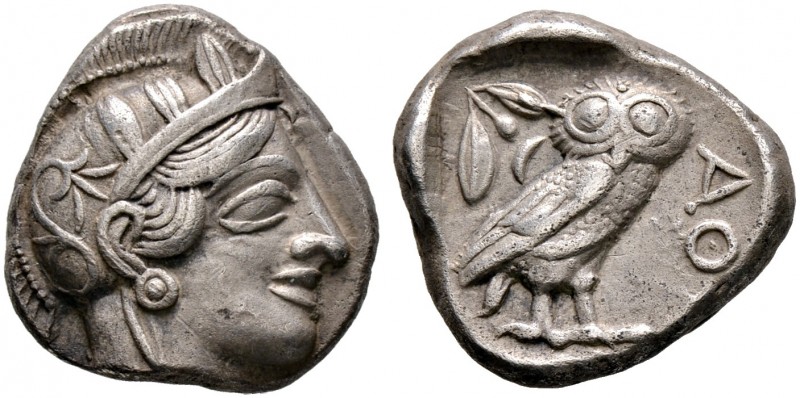 Attika. Athen 
Tetradrachme 449-415 v. Chr. Ein drittes, ähnliches Exemplar. SN...