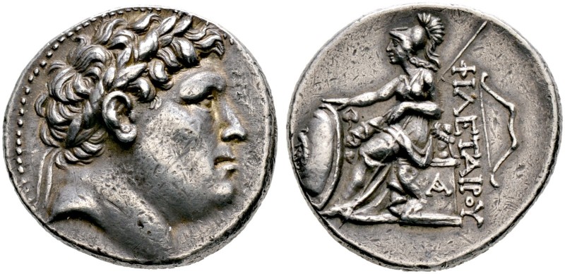Mysia. Könige von Pergamon. Eumenes I. 262-241 v. Chr 
Tetradrachme. Büste des ...
