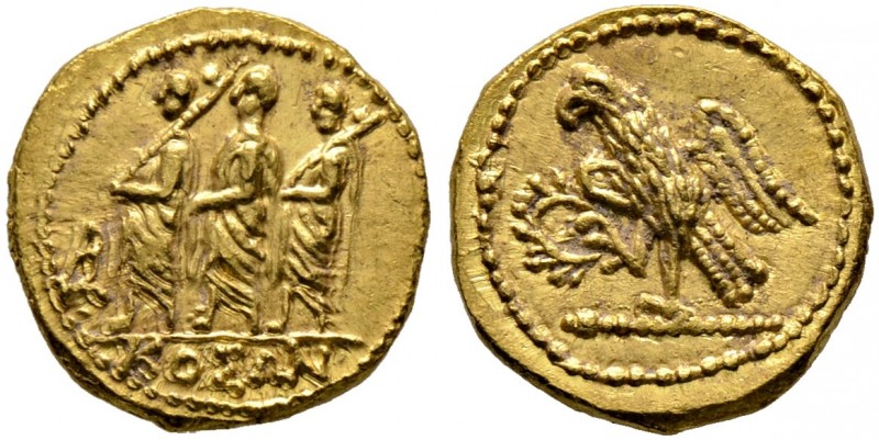 Schwarzmeergebiet. Scythia. König Koson ca. 50-25 v. Chr 
Goldstater -Olbia-. E...