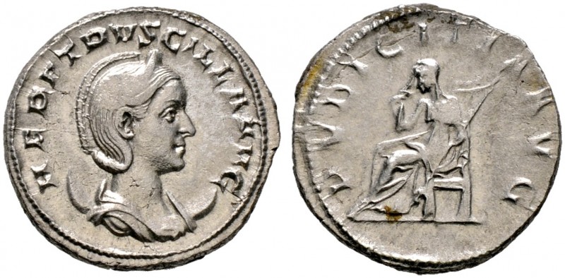 Kaiserzeit. Herennia Etruscilla 249-251, Gemahlin des Traianus Decius 
Antonini...