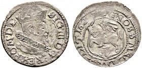 Baltikum-Litauen. Sigismund III. von Polen 1587-1632 
Groschen 162(!). Variante mit unvollständiger Jahreszahl. Kopicki - vgl. 3501ff, Gum. - vgl. 13...