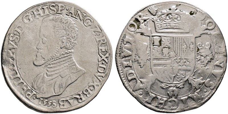 Belgien-Brabant. Philipp II. von Spanien 1555-1598 
Philippstaler (Ecu philippe...