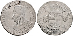 Belgien-Brabant. Philipp II. von Spanien 1555-1598 
Philippstaler (Ecu philippe) 1589 -Antwerpen-. Delm. 18, Dav. 8637, Vanhoudt 362.
sehr schön