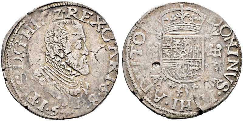 Frankreich-Artois. Philipp II. von Spanien 1555-1598 
1/2 Philippstaler (1/2 Ec...
