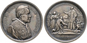 Italien-Kirchenstaat (Vatikan). Pius X. 1903-1917 
Silbermedaille AN V (1907) von F. Bianchi, auf die Enzyklika "Pascendi Dominici gregis" vom 10. Se...