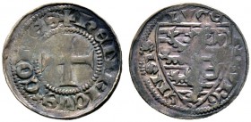 Luxemburg. Henri VII. 1288-1309 
Denier o.J. +hENRICVS COMES. Kreuz / LUCE-NBVRG-ENSIS. Löwen­wappen. Weiller 15, Probst L19-1. 0,65 g
sehr selten, ...