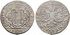 Schweiz-Basel, Stadt und Kanton. 
Dicken 1633. Ein zweites Exemplar. DT 1352c, HMZ 2-81d.
vorzüglich-prägefrisch