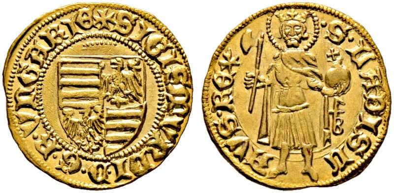 Ungarn. Sigismund 1387-1437 
Goldgulden o.J. (1387-1396) -Buda-. Kammergraf Fra...