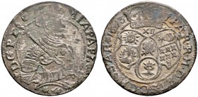 Ungarn-Siebenbürgen. Michael I. Apafi 1661-1690 
Zwölfer 1673 -Hermannstadt-. Resch 173.
feine Tönung, sehr schön