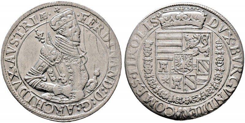 Haus Habsburg. Erzherzog Ferdinand 1564-1595 
Taler o.J. -Hall-. Ein zweites Ex...