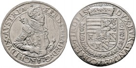 Haus Habsburg. Erzherzog Ferdinand 1564-1595 
Taler o.J. -Hall-. Ein zweites Exemplar von minimal abweichenden Stempeln. MT 270, Dav. 8097, Voglh. 87...