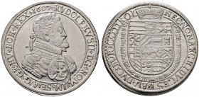 Haus Habsburg. Rudolf II. 1576-1612 
Taler 1607 -Hall-. Dav. 3006/3005, Voglh. 96/10 var., MT 379 var. sowie R187.
sehr schön-vorzüglich/vorzüglich...