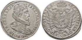 Haus Habsburg. Ferdinand II. 1592/1619-1637 
Taler 1621 -Graz-. Ein zweites stempelgleiches Exemplar. Her. 415c, Dav. 3100, Voglh. 134/2.
aus minima...