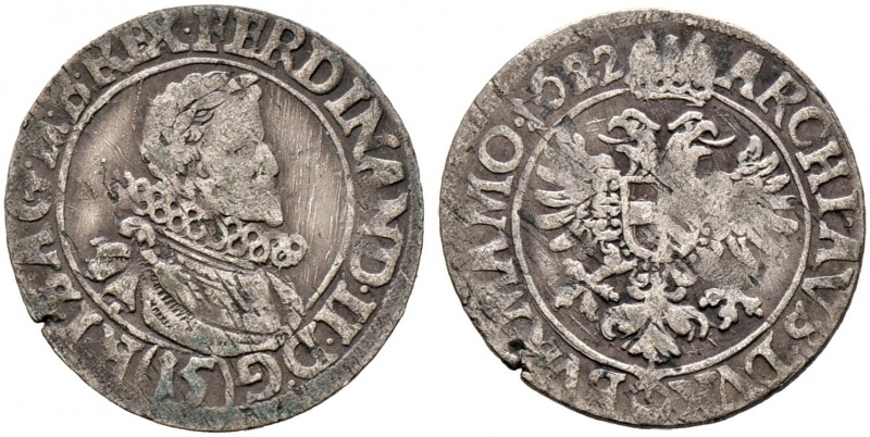 Haus Habsburg. Ferdinand II. 1592/1619-1637 
Kipper-15 Kreuzer 1622 -Prag-. Mün...