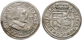Haus Habsburg. Erzherzog Leopold (V.) 1619-1632 
10 Kreuzer 1625 -Hall-. Ein zweites Exemplar von leicht abweichenden Stempeln. MT 447. -Walzenprägun...