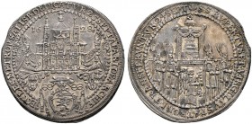 Salzburg, Erzbistum. Paris Graf von Lodron 1619-1653 
1/2 Taler 1628. Auf die Domweihe. Ein zweites Exemplar. Zöttl 1438, Probszt 1167. -Walzenprägun...