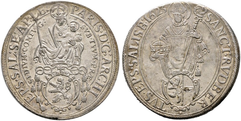 Salzburg, Erzbistum. Paris Graf von Lodron 1619-1653 
Taler 1623. Zöttl 1474, P...