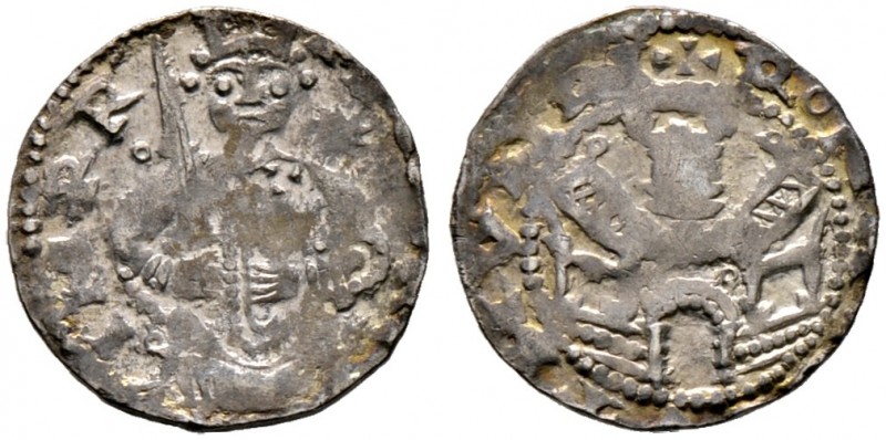 Aachen, königliche Münzstätte. Friedrich I. 1152-1190 
Denar. FREDERI-IMPR. Von...