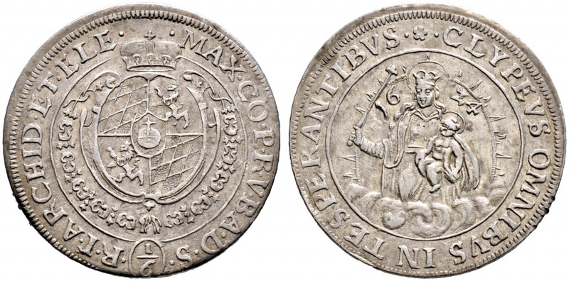 Bayern. Maximilian I. als Kurfürst 1623-1651 
1/6 Taler 1624 -München-. Hahn 99...