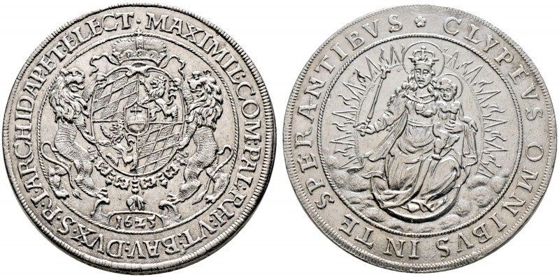 Bayern. Maximilian I. als Kurfürst 1623-1651 
Madonnentaler 1625 (aus 1623 im S...