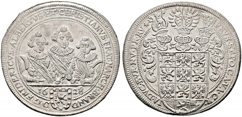 Brandenburg-Ansbach. Friedrich, Albert und Christian 1625-1634 
Taler 1628 (aus...