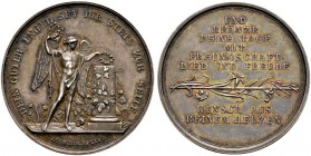 Brandenburg-Preußen. Friedrich Wilhelm III. 1797-1840 
Silbermedaille o.J. (um 1830) von C. Pfeuffer (bei Loos), auf den Freundschaftswunsch. Nach re...