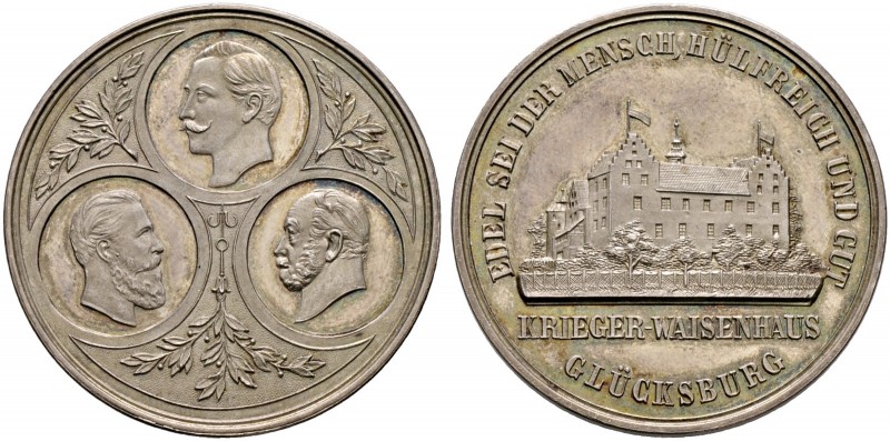 Brandenburg-Preußen. Wilhelm II. 1888-1918 
Silbermedaille o.J. (1888) unsignie...
